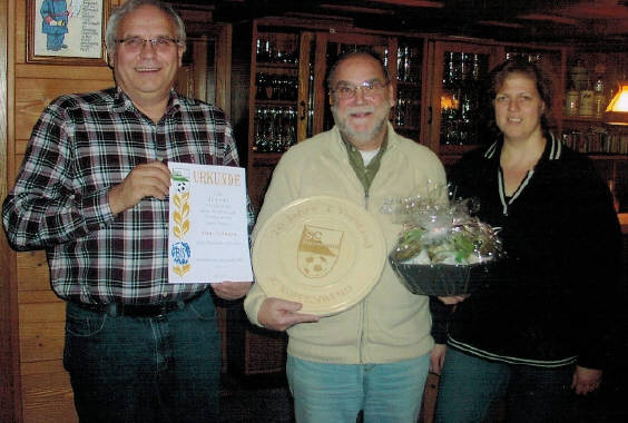 Für 25 Jahre im Amt wurde Hans Schnura bereits im Jahre 2016 geehrt